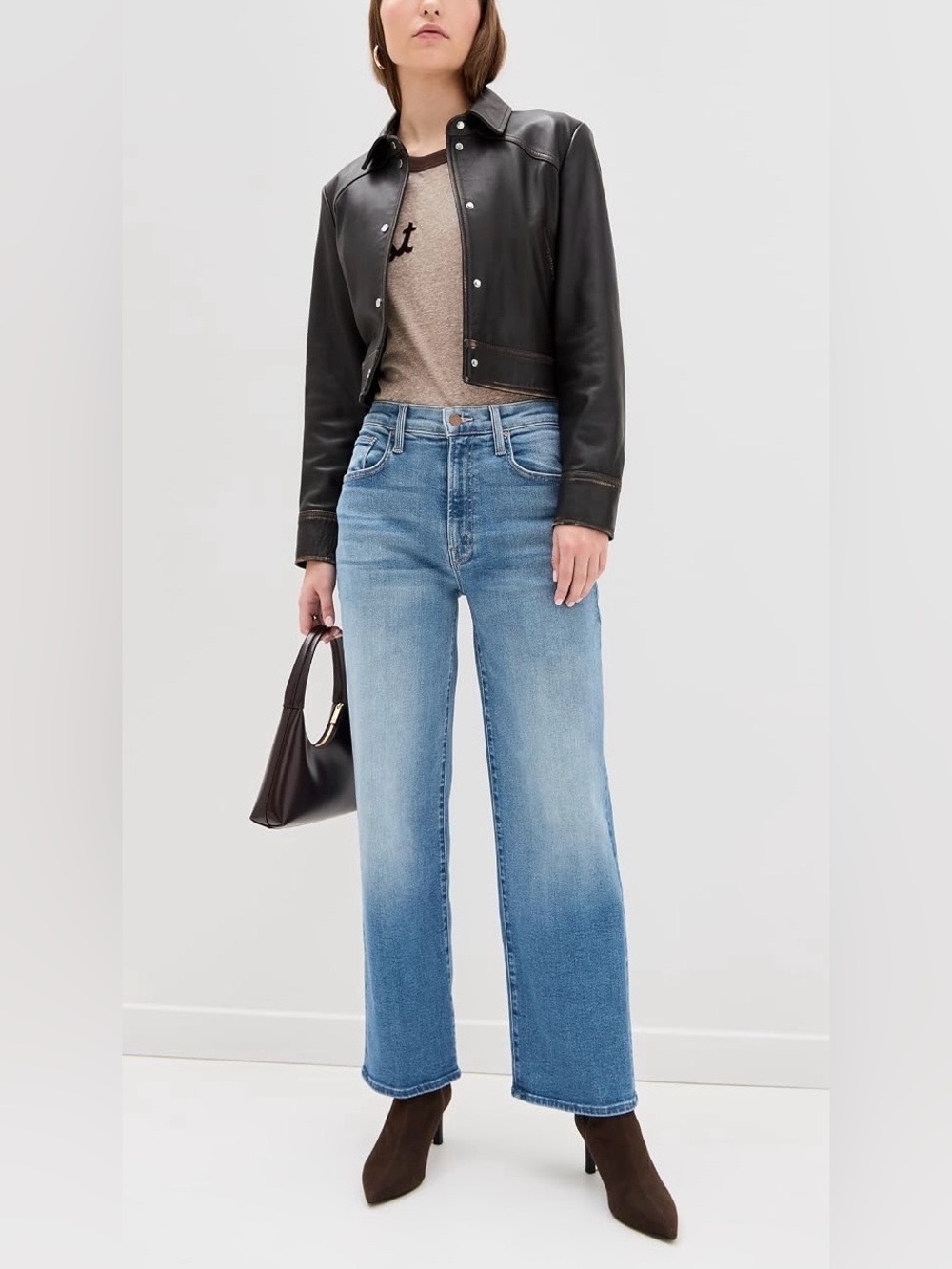 🤩NWOT-MOTHER The Rambler Zip Flood in Read Between The Lines Sz 24